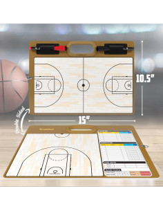 Pizarra de Entrenamiento de Baloncesto Scribbledo 27.9x38.1cm 2
