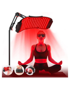 Máscara LED Terapia Luz Roja LuxRenew 850nm Cuidado Facial
