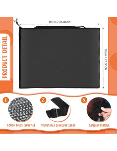 Bolsa de Malla Extra Grande Woanger 89x69 cm para Balones 2