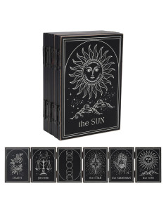 Cartas de Tarot de Madera Hechicera MUMTOP - Decoración Gótica