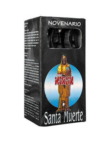 Novenario Santa Muerte Negra Bazar Merlin - Protección y Suerte