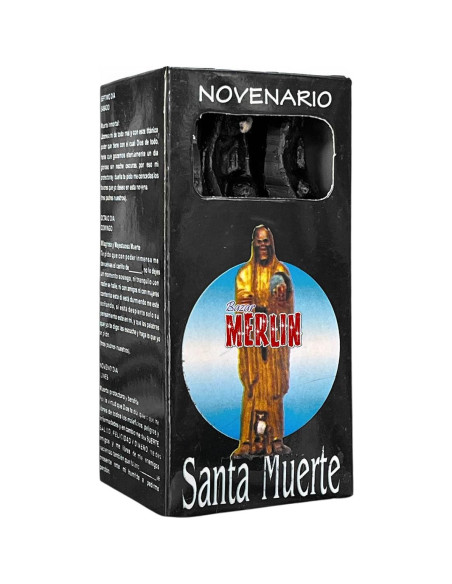 Novenario Santa Muerte Negra Bazar Merlin - Protección y Suerte