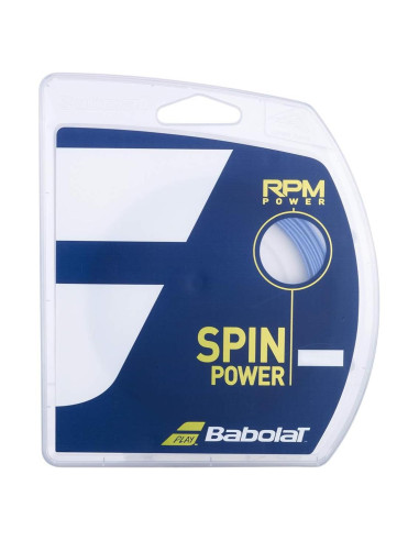 Cuerda de Tenis Babolat RPM Power 17-1.25mm Azul Eléctrico