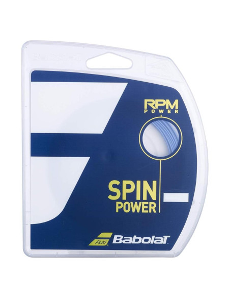 Cuerda de Tenis Babolat RPM Power 17-1.25mm Azul Eléctrico