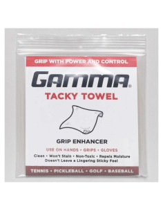 Toalla Tacky Gamma Mejorador de Agarre 40g Blanca