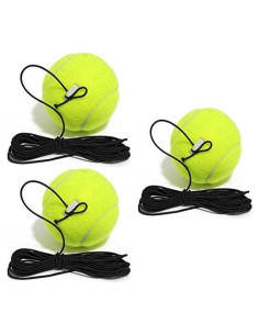 3 Pelotas de Entrenamiento de Tenis LIYUANBAIHUO con Cuerda