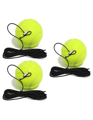 3 Pelotas de Entrenamiento de Tenis LIYUANBAIHUO con Cuerda