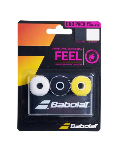 Babolat Syntec Pro + VS Original Combo Grip Pack 4 Piezas