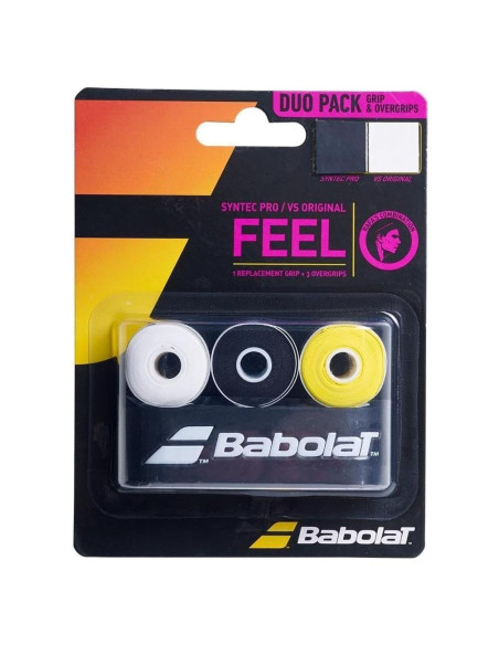Babolat Syntec Pro + VS Original Combo Grip Pack 4 Piezas