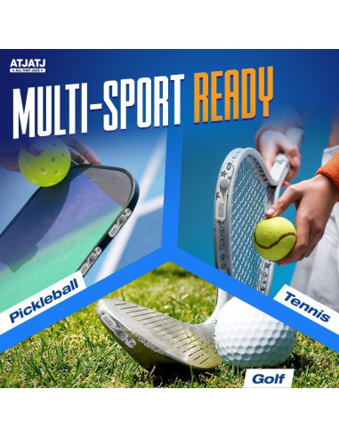 Cinta de Plomo Gris ATJATJ para Palas de Pickleball 12 Pcs