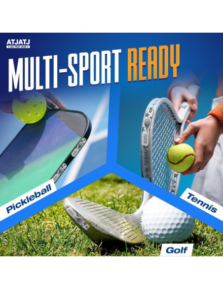 Cinta de Plomo Gris ATJATJ para Palas de Pickleball 12 Pcs