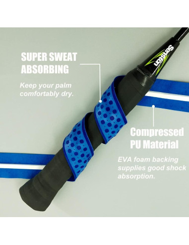 Empuñaduras Antideslizantes Senston 3 Pcs para Raquetas