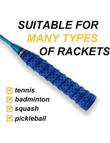 Empuñaduras Antideslizantes Senston 3 Pcs para Raquetas