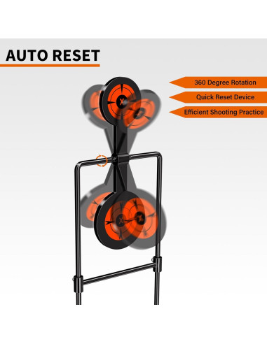 Objetivos de Tiro Doble Spinner Highwild 0.95 cm Acero Automático