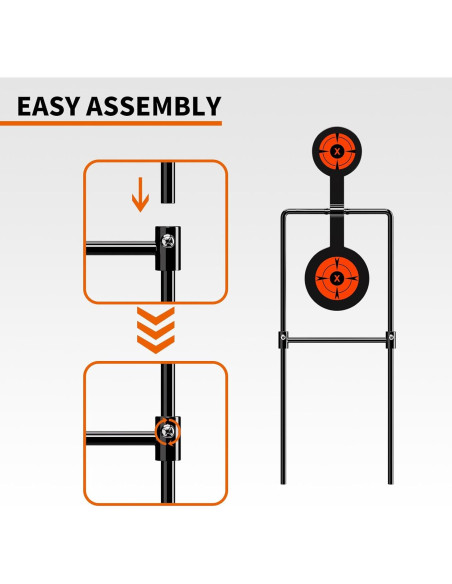 Objetivos de Tiro Doble Spinner Highwild 0.95 cm Acero Automático
