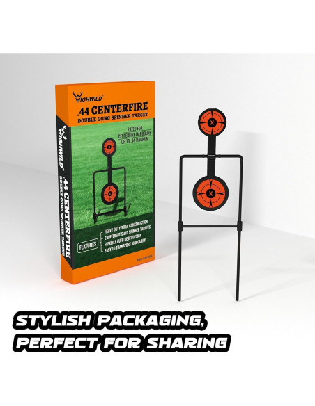 Objetivos de Tiro Doble Spinner Highwild 0.95 cm Acero Automático
