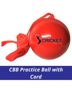 Pelota de Cricket Colgante Bratla con Cuerda PVC 218g 2