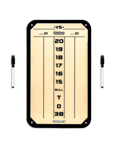 Tablero de Puntuación de Dardos GoSports 38x22 cm con Marcadores