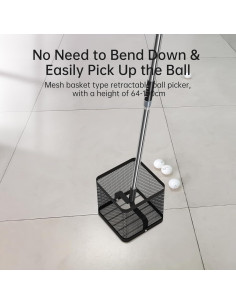 Recolector de Pelotas de Ping Pong PONGBOT Telescópico 61-107 cm 2
