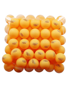 Pelotas de Ping Pong MAPOL 40mm Naranja 50 Unidades Premium