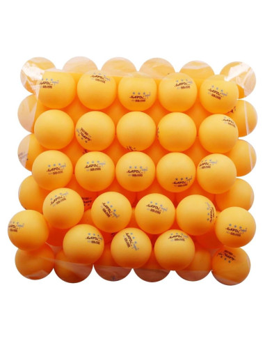 Pelotas de Ping Pong MAPOL 40mm Naranja 50 Unidades Premium