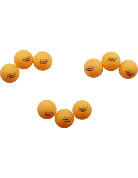 Pelotas de Ping Pong MAPOL 40mm Naranja 50 Unidades Premium