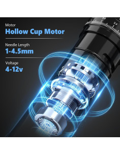 Kit de Tatuaje Profesional con Pantalla LED y 40 Agujas 2