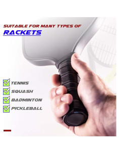 Cinta de Agarre AccEncyc 8 Piezas Multicolor para Raquetas 2