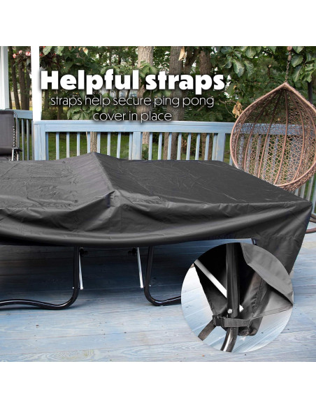 Cubierta de Mesa de Ping Pong Impermeable Upper Midland 279x76 cm