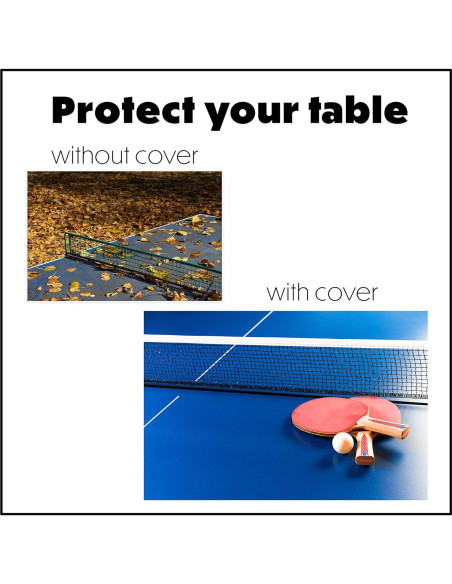Cubierta de Mesa de Ping Pong Impermeable Upper Midland 279x76 cm