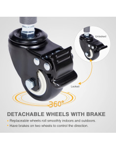 Carro de Almacenamiento Rodante EVER ADVANCED TR-21845 Azul 83.8x58.4cm 2