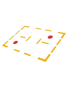 Kit de Marcadores de Línea de Corte Eco Walker para Tenis