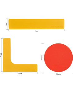 Kit de Marcadores de Línea de Corte Eco Walker para Tenis 2