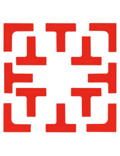 Kit de Marcadores de Cancha de Pickleball Aoneky - 12 Piezas