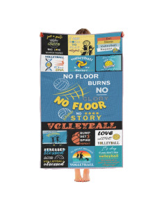 Toalla de Playa de Voleibol TTRyehf 160x80 cm Microfibra