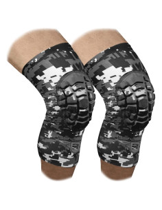 Rodilleras de Voleibol Bucwild Sports Camo Negro XS - 1 Par