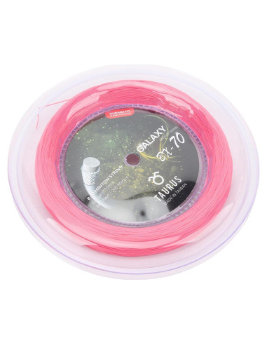 Cuerda de Bádminton Nylon Gonetre 200m 0.7mm Rosa
