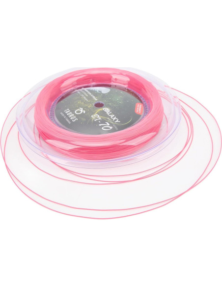Cuerda de Bádminton Nylon Gonetre 200m 0.7mm Rosa