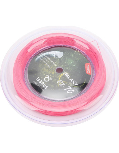 Cuerda de Bádminton Nylon Gonetre 200m 0.7mm Rosa
