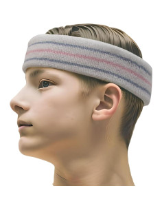 Banda para la Cabeza COUVER Estilo Tenis Retro 17x5 cm 2