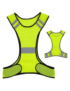 Chaleco Reflectante AUOON para Correr y Ciclismo - Alta Visibilidad