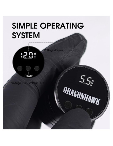 Kit de Tatuaje Inalámbrico Dragonhawk S11 para Principiantes