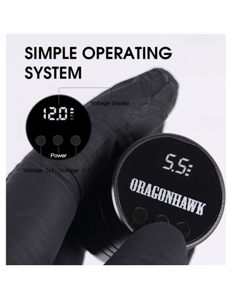 Kit de Tatuaje Inalámbrico Dragonhawk S11 para Principiantes