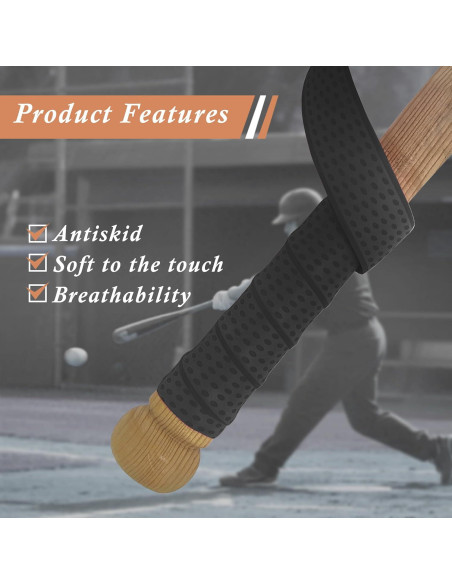 Empuñadura de Bate Yuibthr Precortada 2 Piezas Multicolor