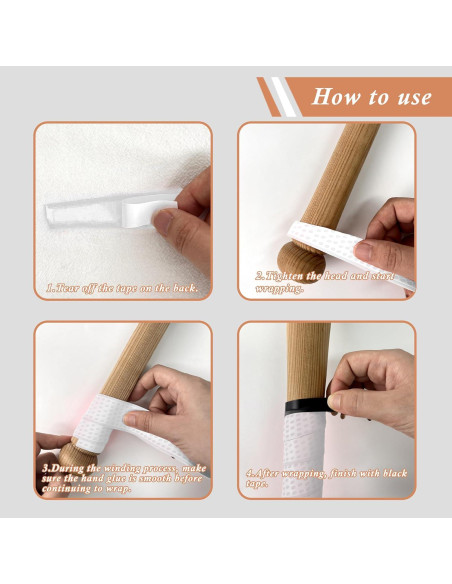 Empuñadura de Bate Yuibthr Precortada 2 Piezas Multicolor