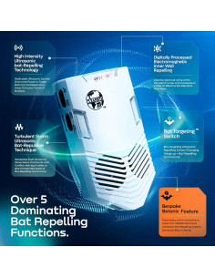 Repelente de Murciélagos Cleanrth CB006 - 4 Unidades Ultrasonido 2