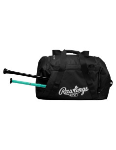 Bolsa Duffel Rawlings Covert 2 para Béisbol/Sóftbol - Negro