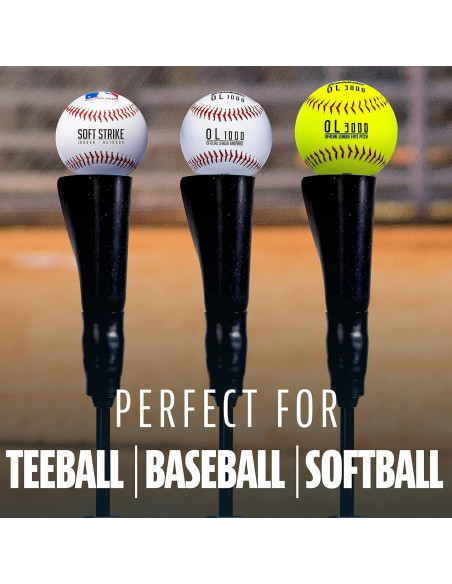 Tee de Bateo Ajustable Franklin Sports Pro - Béisbol y Softbol