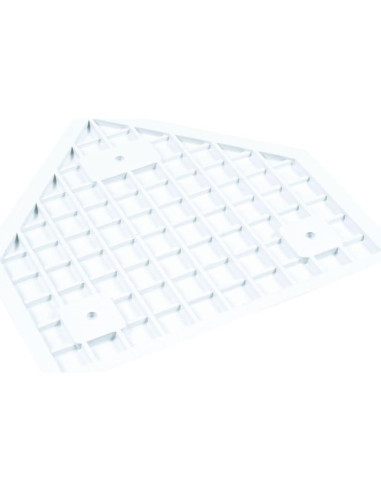 Placa de Inicio de Béisbol CHAMPRO 1.27 cm Grosor Waffle Blanca