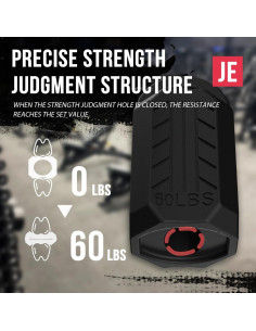 Ejercitador de Mandíbula HUGEOAKS JE 8 Niveles Resistencia 2